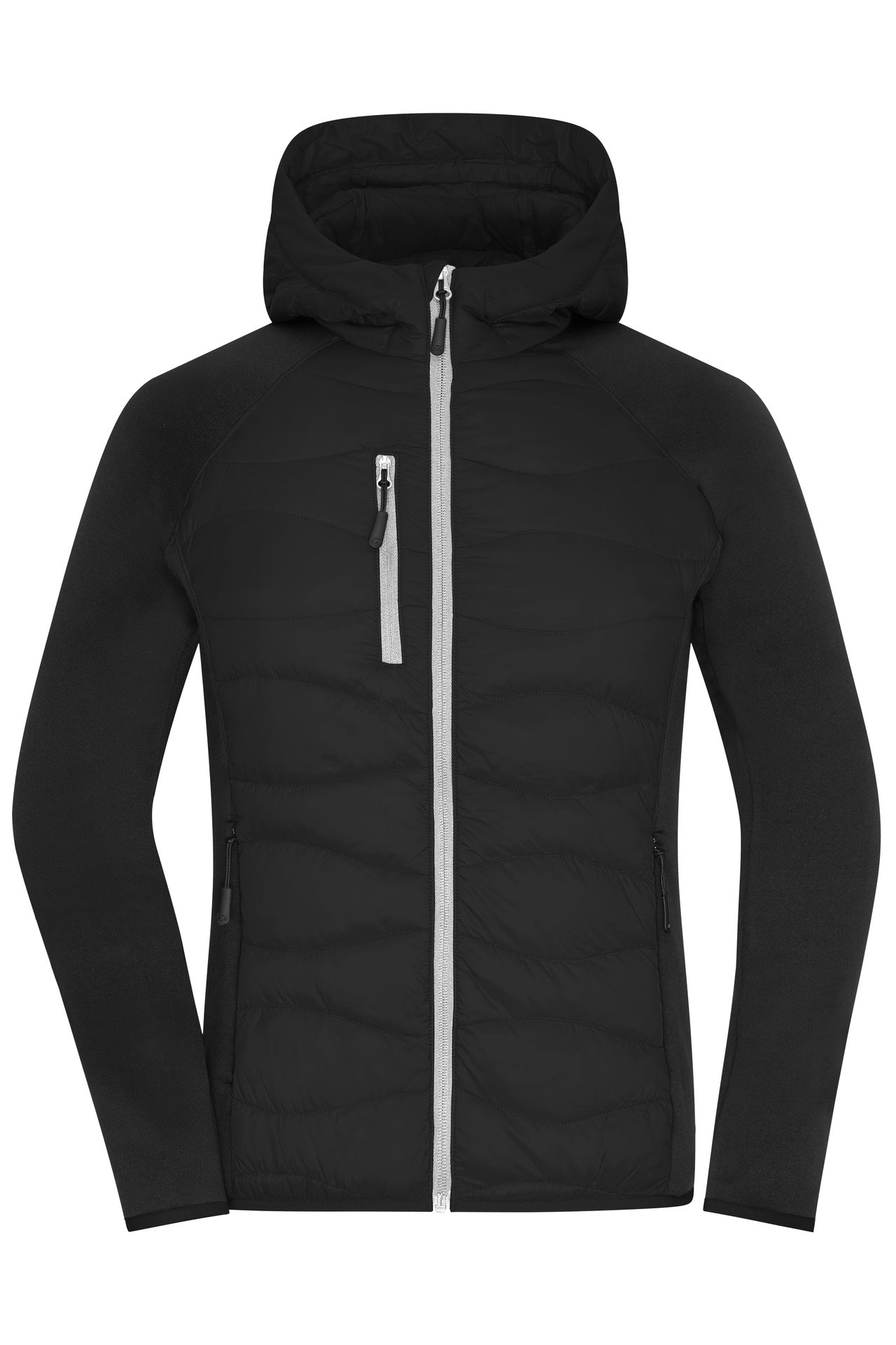 Dame Hybrid Jakke Sort