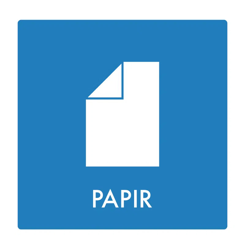 Klistermærke Papir